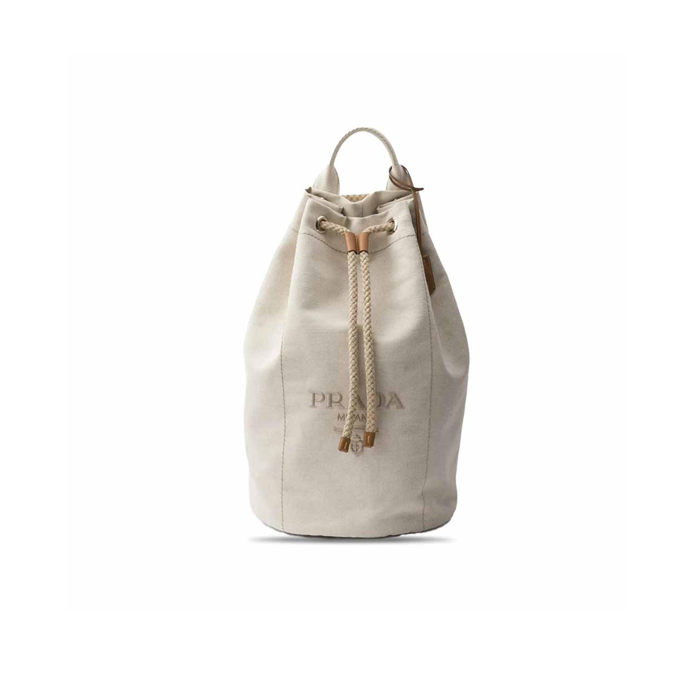 PRADA CANVAS DRAWSTRING DUFFLE BAG 2VY011 (55*34*34cm) 